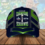 Seattle Seahawks 2025 Super Bowl LX Champions Classic Cap – HOATT16205