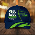 Seattle Seahawks 2025 Super Bowl LX Champions Classic Cap – HOATT16339