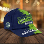 Seattle Seahawks 2025 Super Bowl LX Champions Classic Cap – TANTN21145