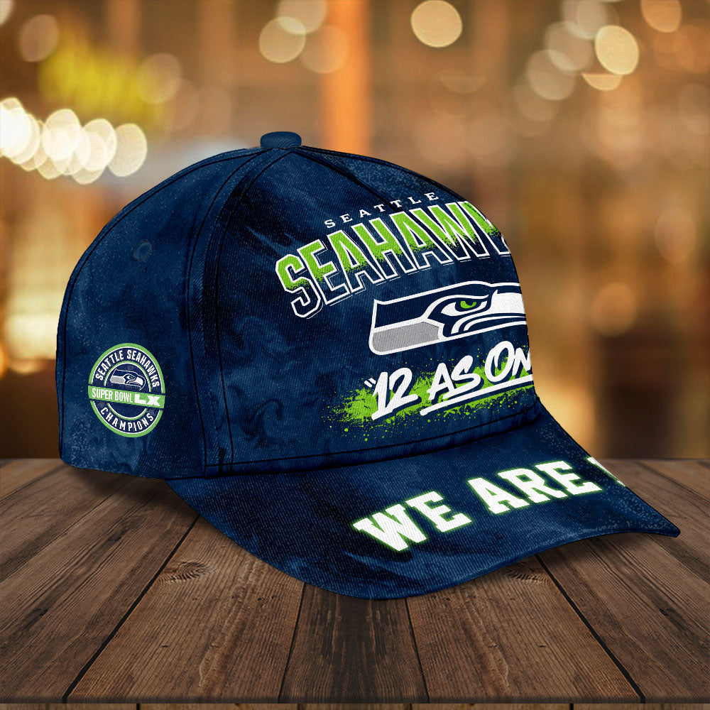 Seattle Seahawks 2025 Super Bowl LX Champions Classic Cap – TANTN21245