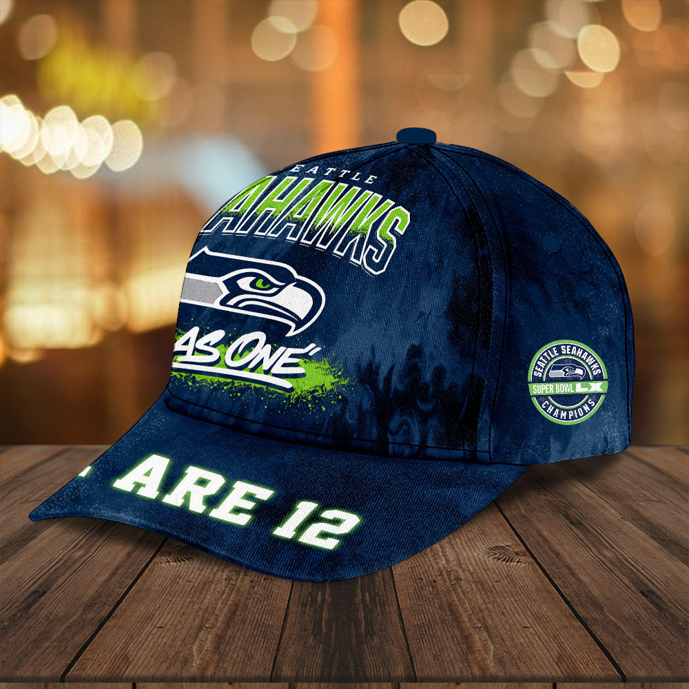 Seattle Seahawks 2025 Super Bowl LX Champions Classic Cap – TANTN21245