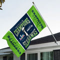 Seattle Seahawks 2025 Super Bowl LX Champions 3D Double-side House Flag – HOATT16161