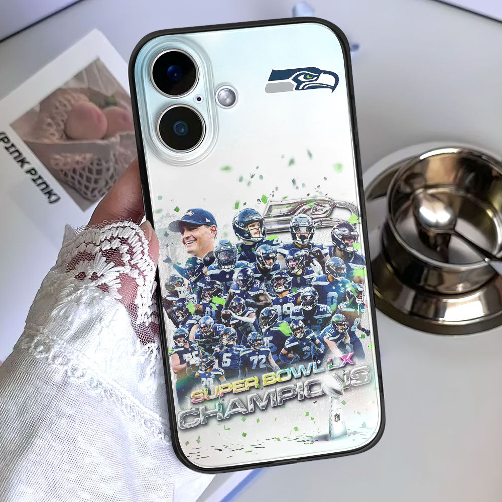 Seattle Seahawks 2025 Super Bowl LX Champions Phone Case – TMTHU3865