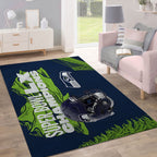 Seattle Seahawks 2025 Super Bowl LX Champions Rectangular Rug – TANTN21039