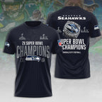Seattle Seahawks 2025 Super Bowl LX Champions 3D Apparel – HOATT16176