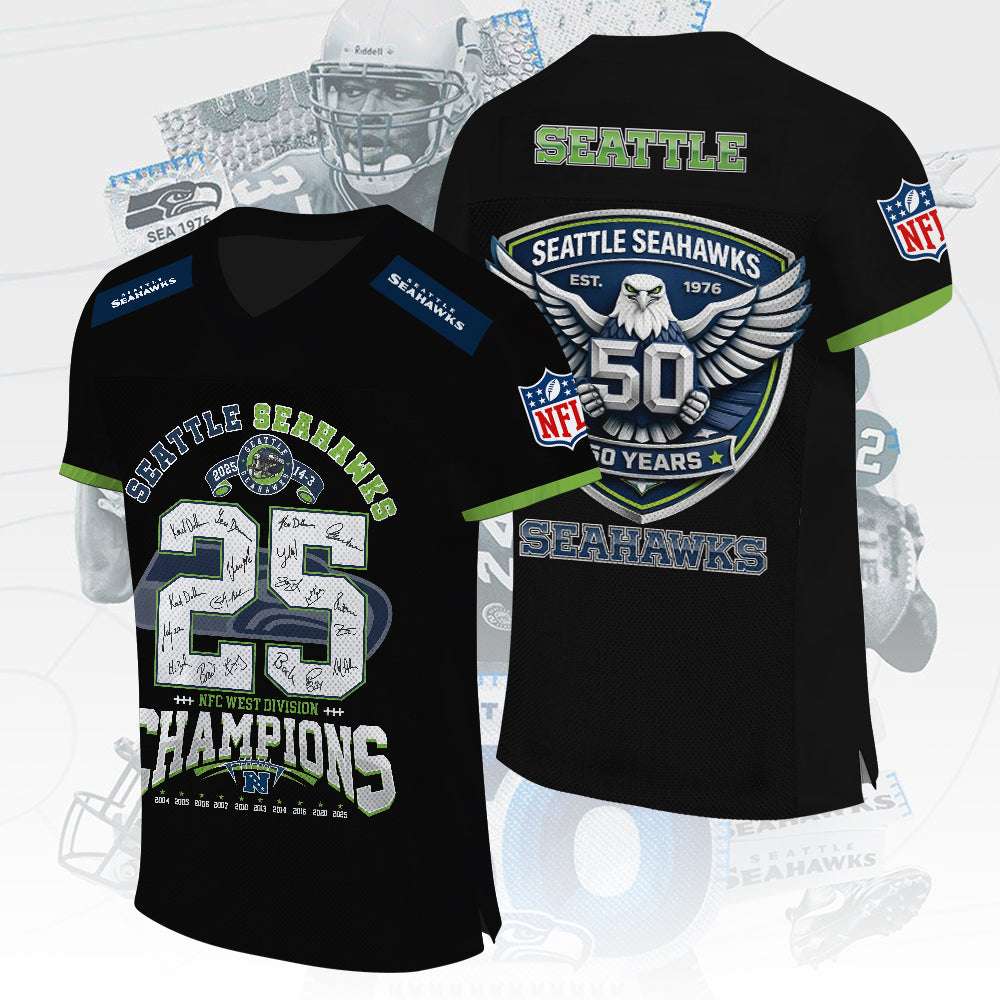 Seattle Seahawks 3D Football Jersey – TMTHU3767