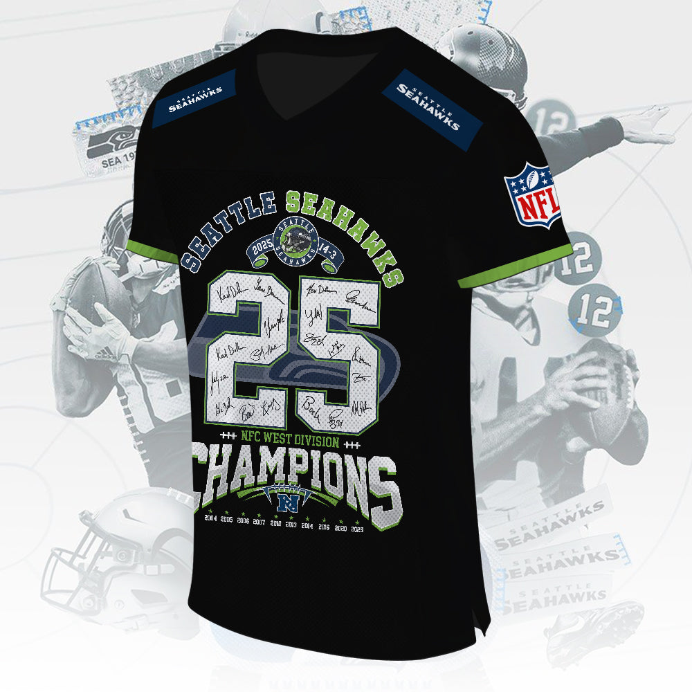 Seattle Seahawks 3D Football Jersey – TMTHU3767