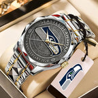 Seattle Seahawks 50th Anniversary 2026 Alloy Luxury Quartz Watch – TANTN16080
