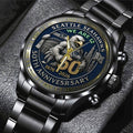 Seattle Seahawks 50th Anniversary 2026 Black Stainless Steel Watch – TANTN16079