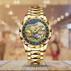 Seattle Seahawks 50th Anniversary Alloy Luxury Quartz Watch – MAITM14462
