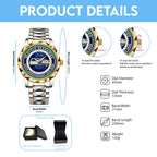 Seattle Seahawks 50th Anniversary Alloy Luxury Quartz Watch – HOATT15711