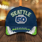 Seattle Seahawks 50th Anniversary Classic Cap – HOATT15713