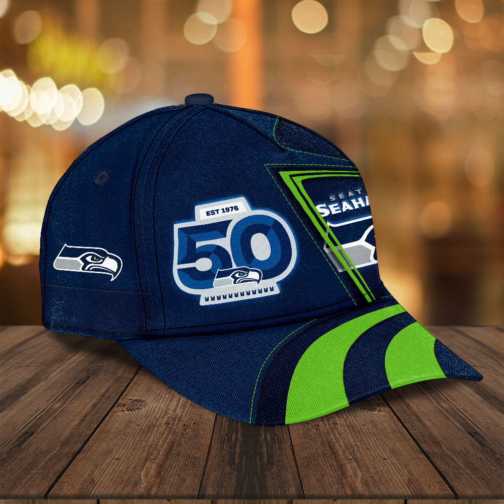 Seattle Seahawks 50th Anniversary Classic Cap – HOATT15735