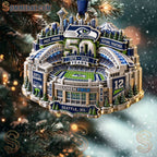 Seattle Seahawks 50th Anniversary Lumen Field Ornament