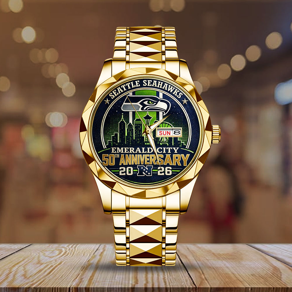 Seattle Seahawks Alloy Luxury Quartz Watch – TMTHU3075