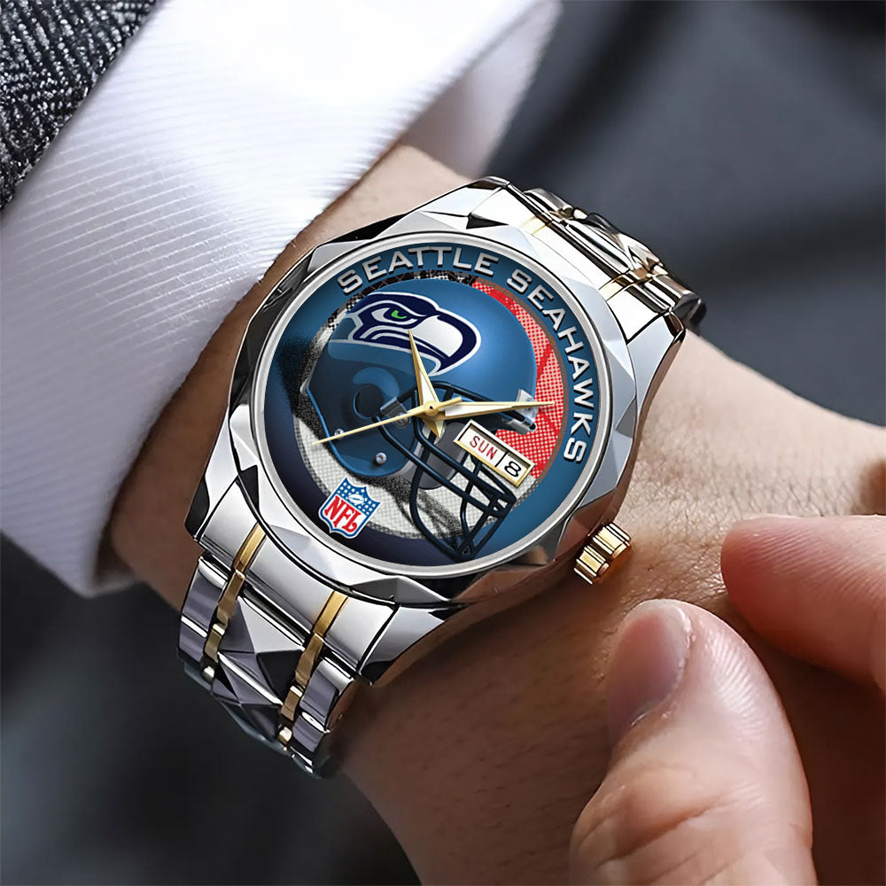 Seattle Seahawks Alloy Luxury Quartz Watch – TANTN16341