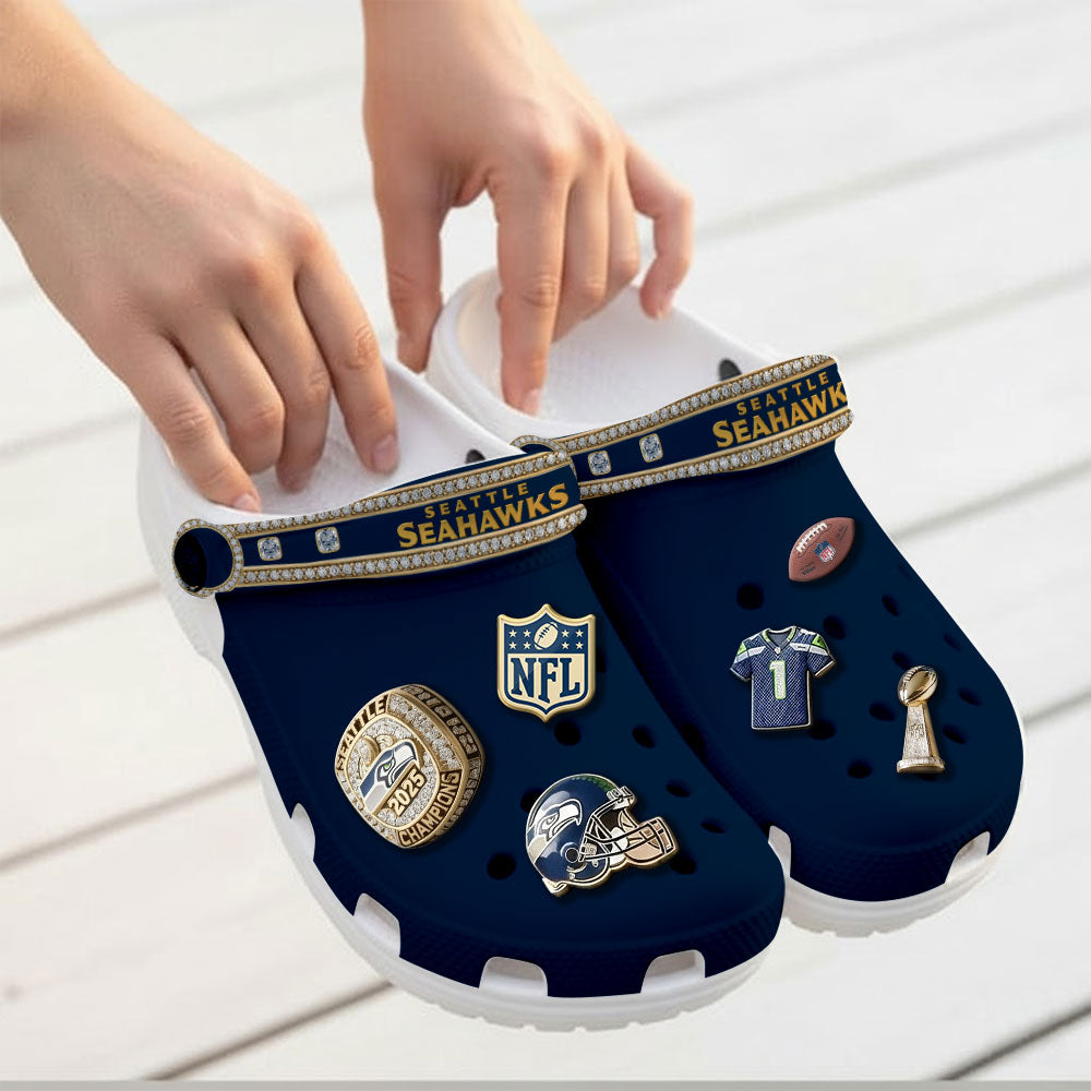 Seattle Seahawks Custom Clogs – TMTHU3730