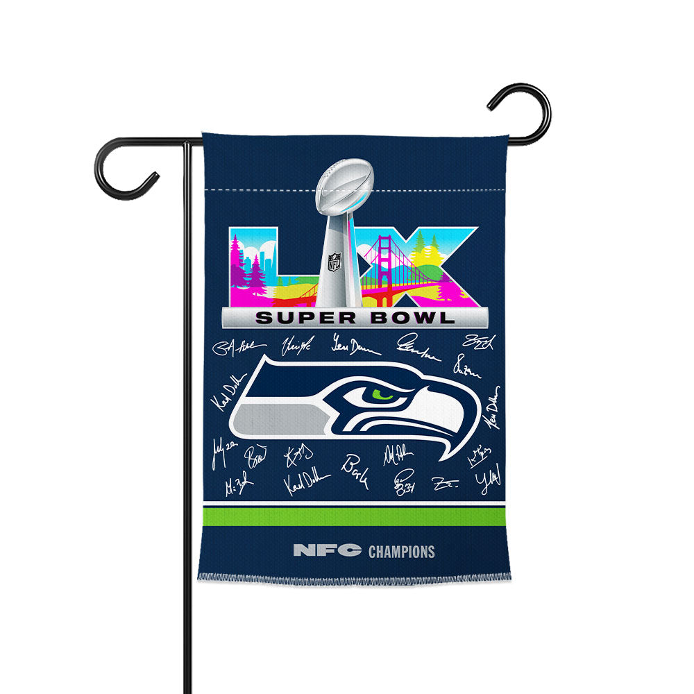 Seattle Seahawks Double-side Garden Flag – TMTHU3480