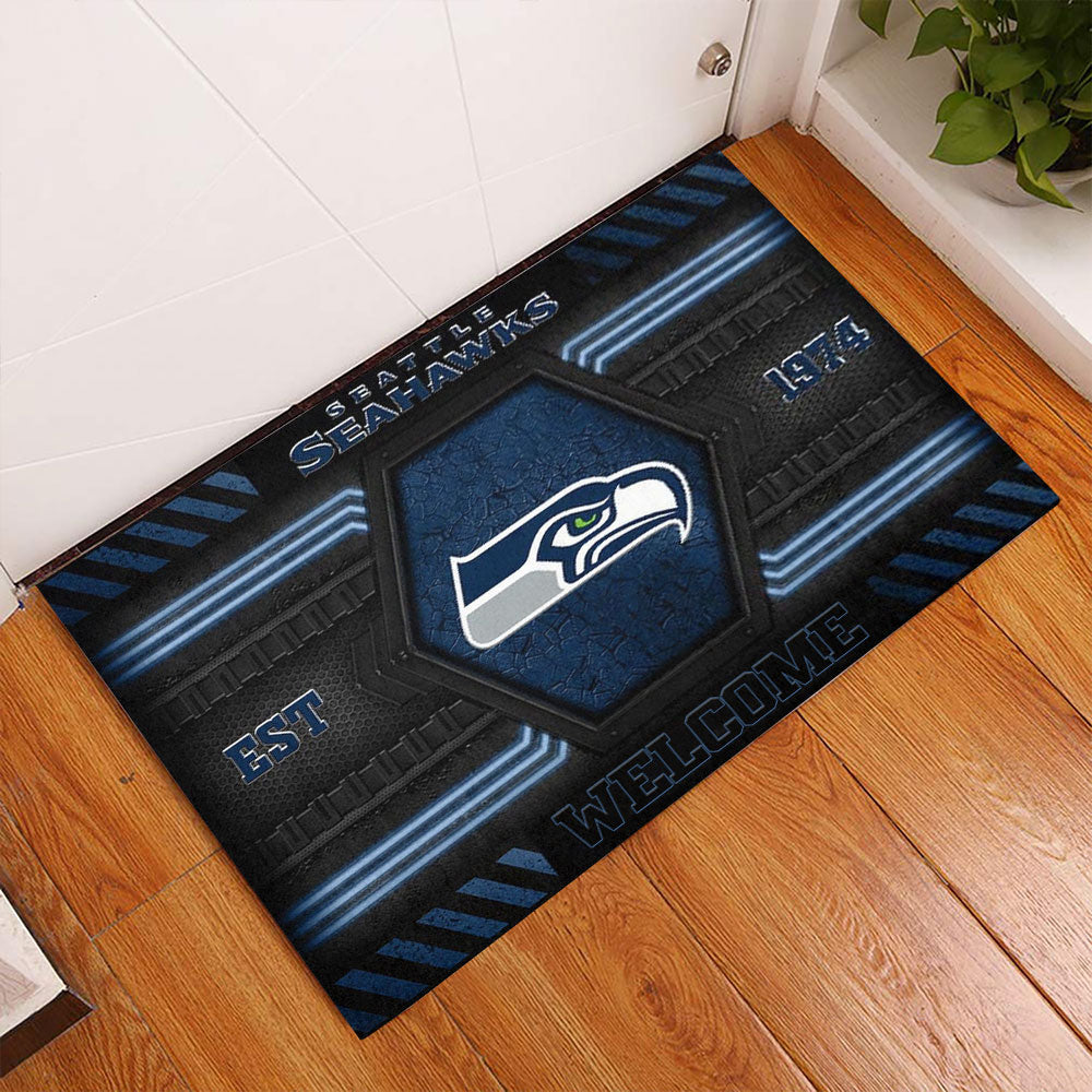 Seattle Seahawks Custom Doormat – MAITM13179
