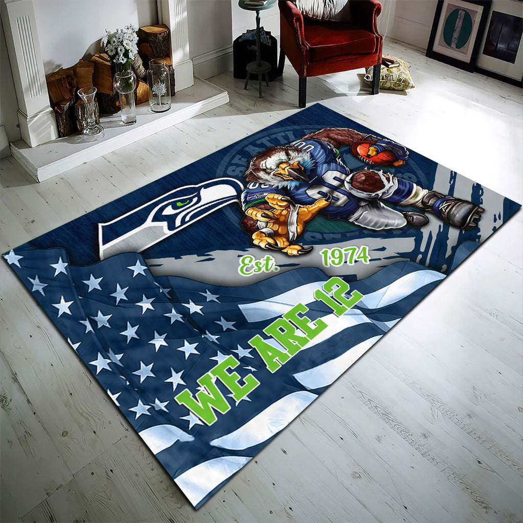 Seattle Seahawks Rectangular Rug – HOATT13178