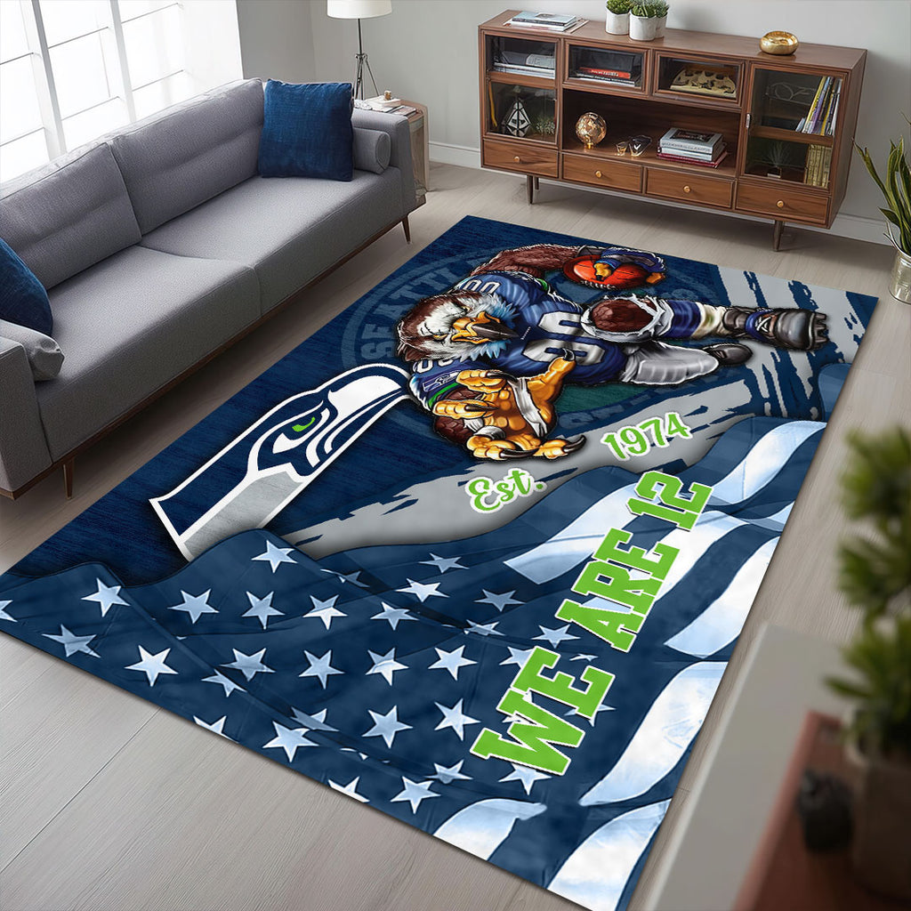 Seattle Seahawks Rectangular Rug – HOATT13178