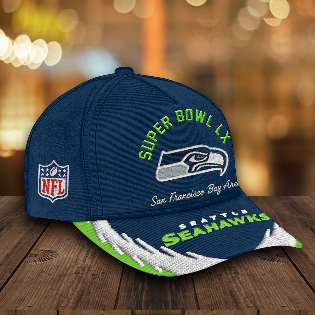 Seattle Seahawks Super Bowl LX Classic Cap – HOATT16008