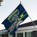Seattle Seahawks Super Bowl LX Champions 3D Double-side House Flag – MAITM14828