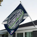 Seattle Seahawks Super Bowl LX Champions 3D Double-side House Flag – MAITM14875