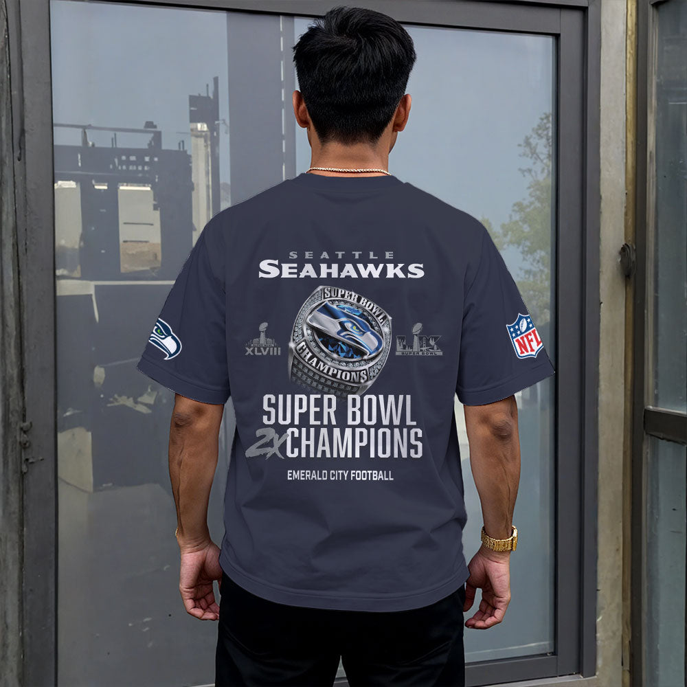 Seattle Seahawks Super Bowl LX Champions 3D Apparel – MAITM14768