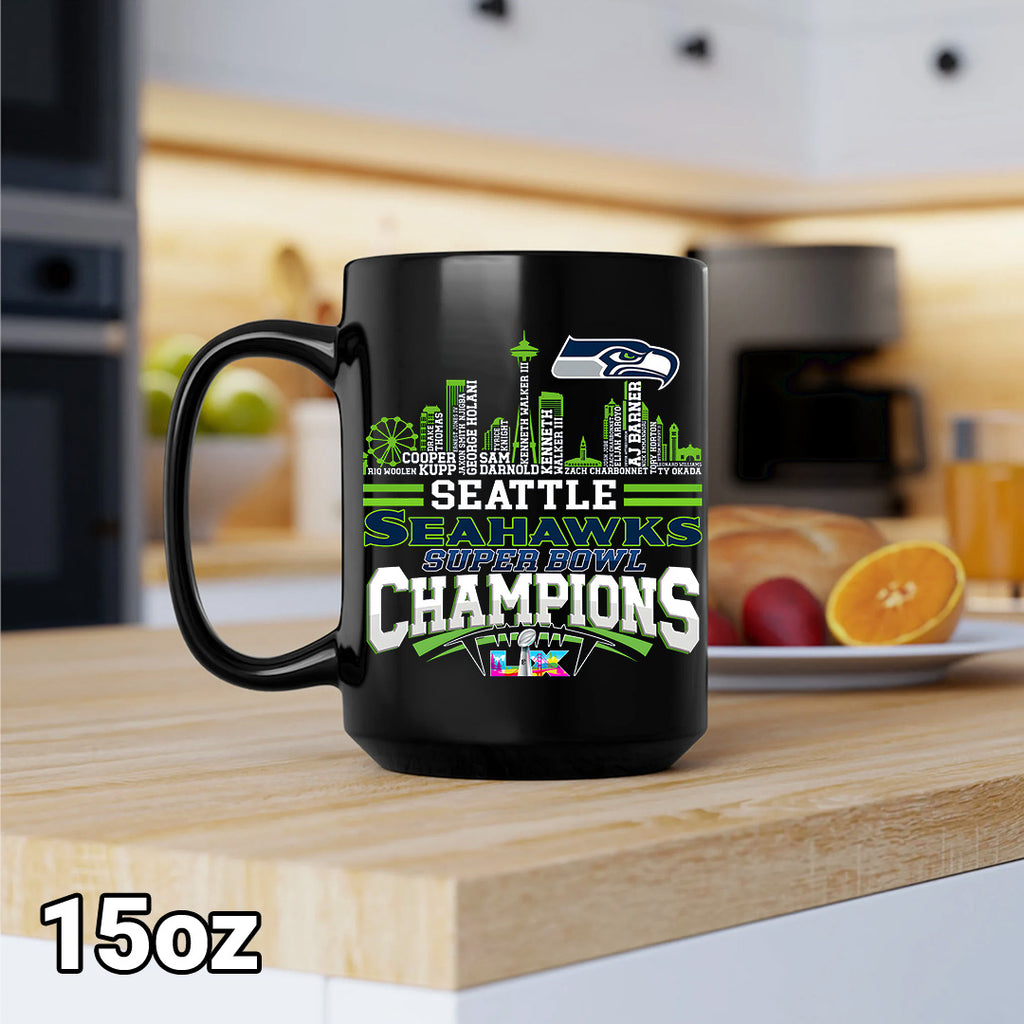 Seattle Seahawks Super Bowl LX Champions Ceramic Mug – MAITM14898