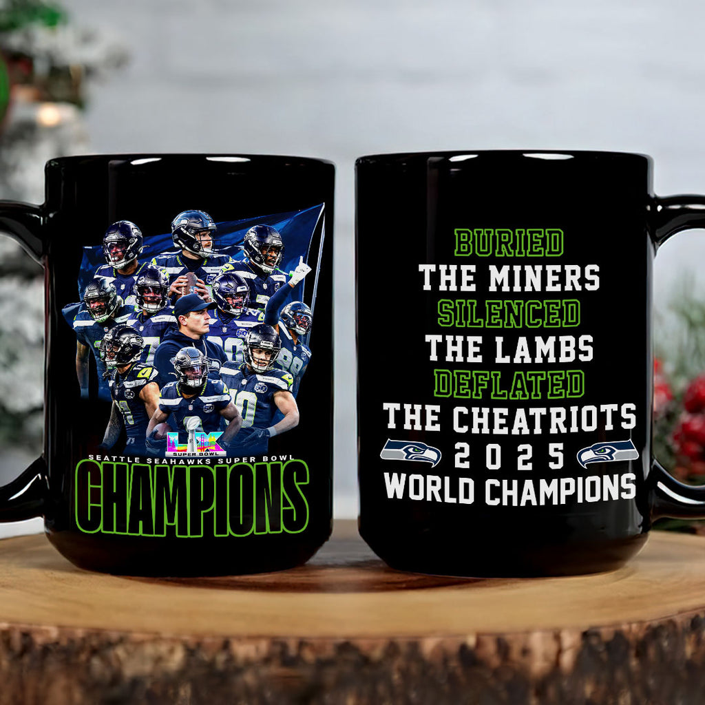 Seattle Seahawks Super Bowl LX Champions Ceramic Mug – HOATT16266
