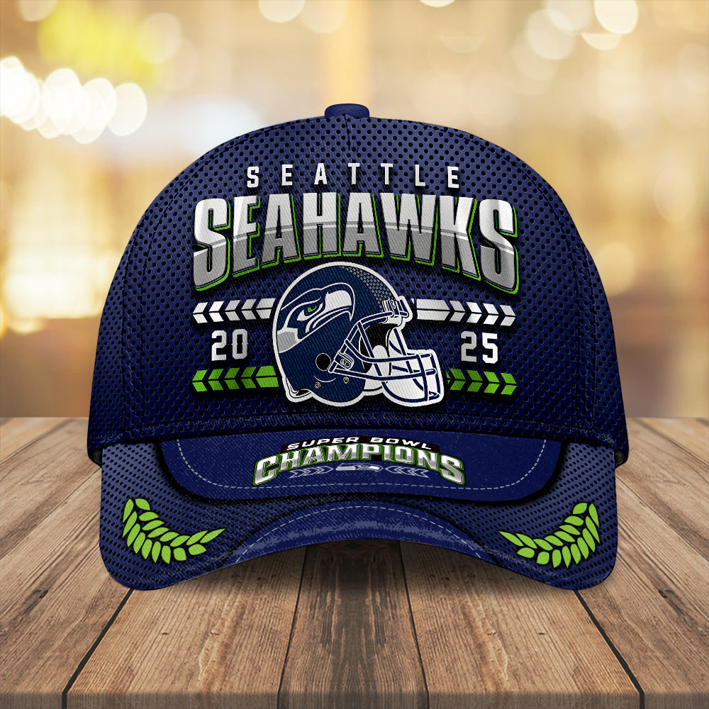 Seattle Seahawks Super Bowl LX Champions Classic Cap – MAITM14882