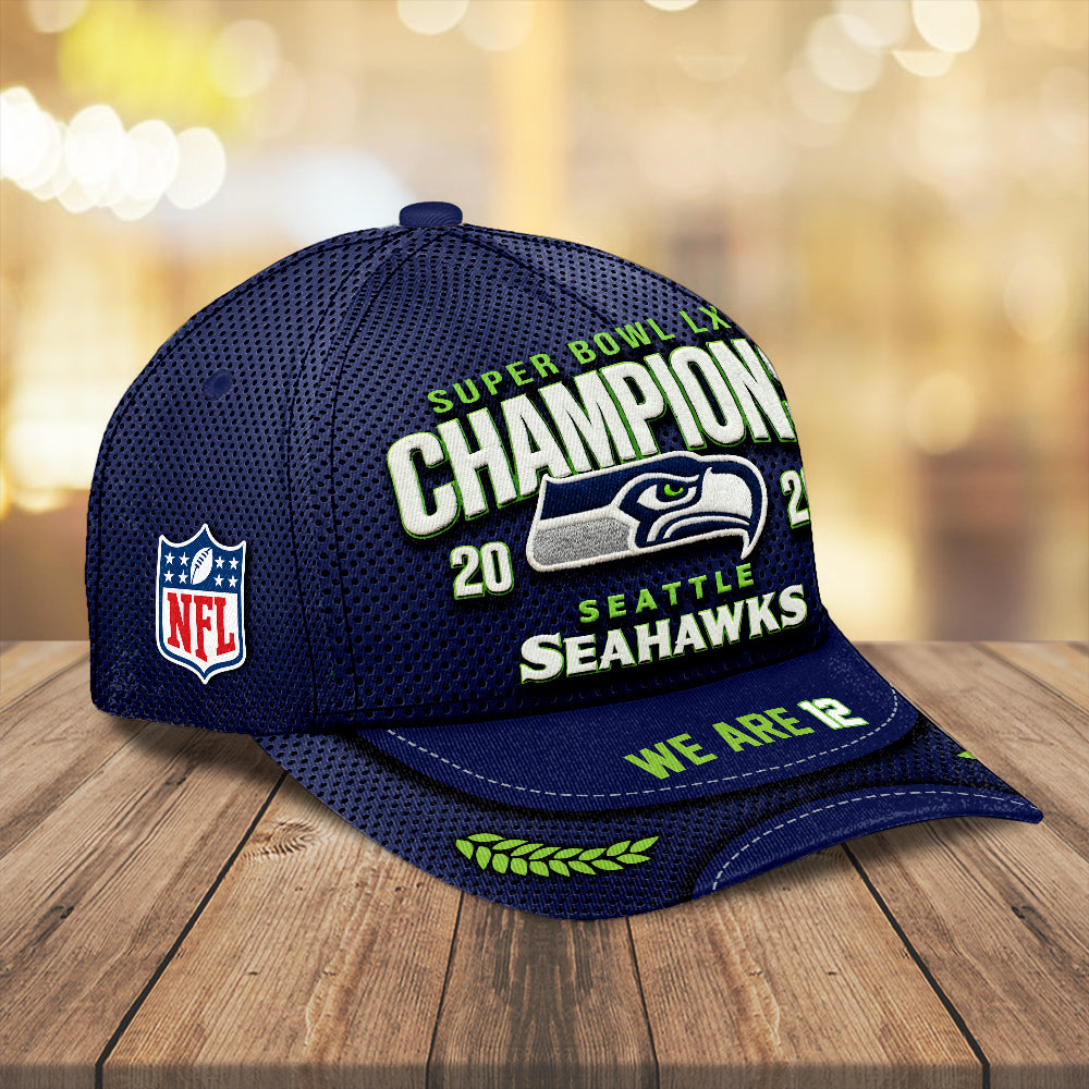 Seattle Seahawks Super Bowl LX Champions Classic Cap – MAITM14846