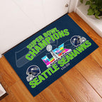 Seattle Seahawks Super Bowl LX Champions Custom Doormat – MAITM14955