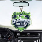 Seattle Seahawks Super Bowl LX Champions Custom shape 1-sided Acrylic Car Ornament – MAITM14830