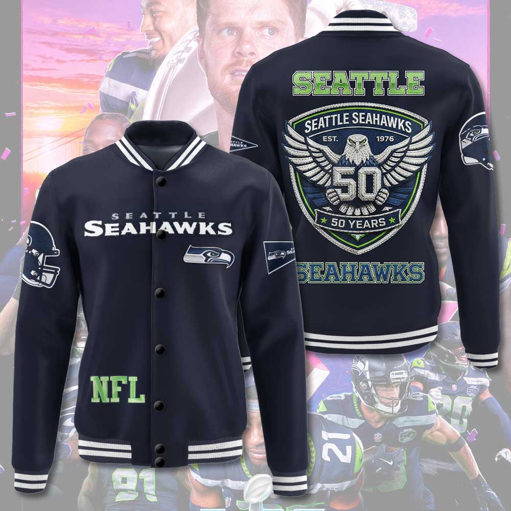 Seattle Seahawks Varsity Jacket – TMTHU3823