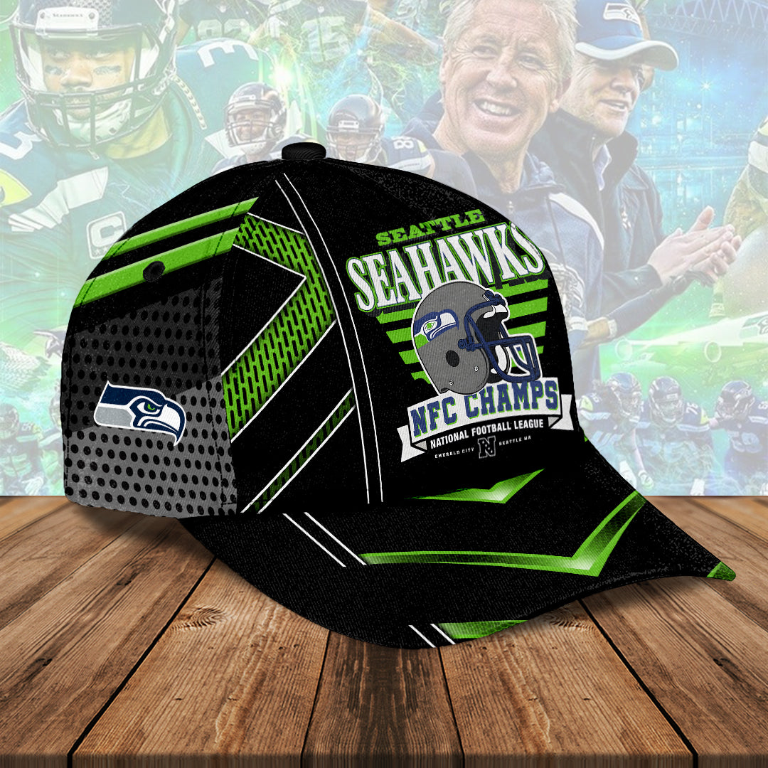 Seattle Seahawks 2025 NFC Champions Classic Cap – HOATT15926