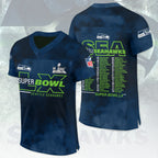 Seattle Seahawks 2025 NFC Champions 3D Football Jersey – HOATT15924