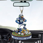 Seattle Seahawks Custom shape 2-sided Acrylic Car Ornament – TMTHU3416