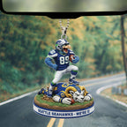Seattle Seahawks Custom shape 2-sided Acrylic Car Ornament – TMTHU3416