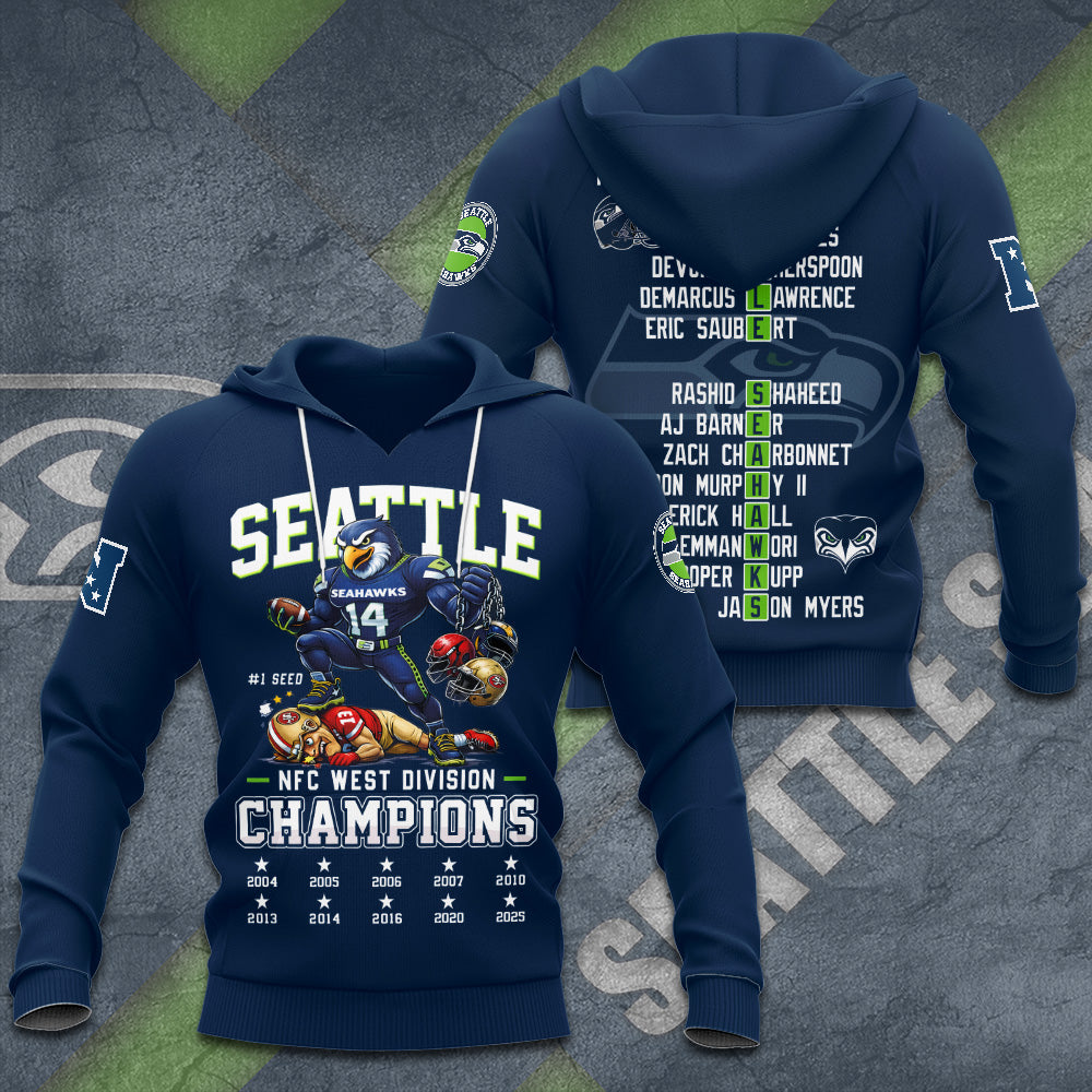 Seattle Seahawks 3D Apparel – TANTN19919