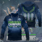 Seattle Seahawks 2025 NFC Champions 3D Apparel – GNE4937