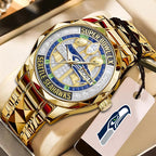 Seattle Seahawks 2025 Super Bowl LX Champions Alloy Luxury Quartz Watch – HOATT16189