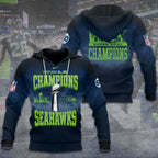 Seattle Seahawks 2025 Super Bowl LX Champions 3D Apparel – GNE5003