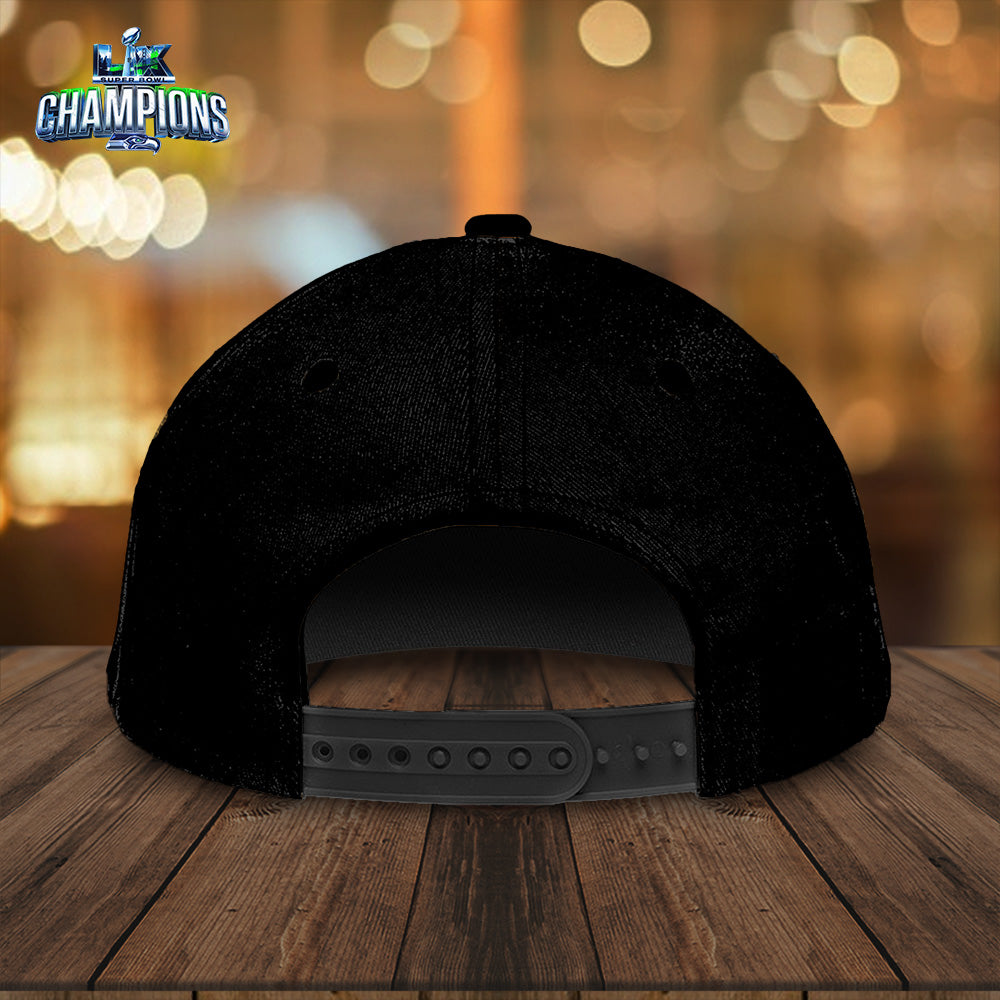 Seattle Seahawks 2025 Super Bowl LX Champions Classic Cap – GNE5015