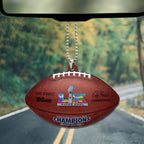 Seattle Seahawks 2025 Super Bowl LX Champions Custom shape 2-sided Acrylic Car Ornament – GNE5043