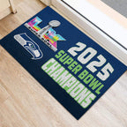 Seattle Seahawks 2025 Super Bowl LX Champions Custom Doormat – TANTN20991