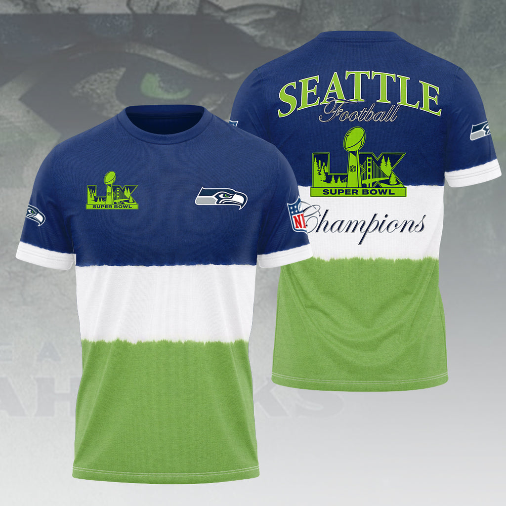 Seattle Seahawks 2025 Super Bowl LX Champions 3D Apparel – HOATT16180