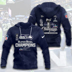 Seattle Seahawks 2025 Super Bowl LX Champions 3D Apparel – TANTN21020