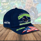Seattle Seahawks 2025 Super Bowl LX Champions Classic Cap – HOATT16237